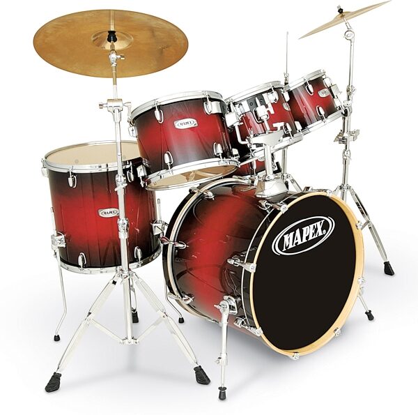 open zoom image for Mapex MB5255A M Birch Standard 5-Piece Drum Kit, Black Forest Cherry