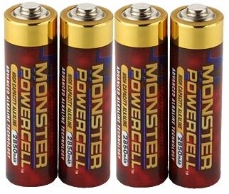 open zoom image for Monster AA High Capacity Alkaline PowerCells, Main