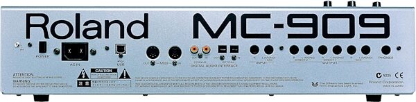 open zoom image for Roland MC909 64-Voice Sampling Groovebox, Rear