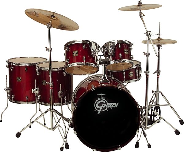 open zoom image for Gretsch MCE825PT Catalina Maple 6-Piece Drum Shell Kit, Cherry Red
