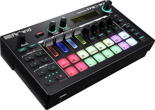 open zoom image for Roland MC-101 Groovebox Music Production Workstation, New, Action Position Back