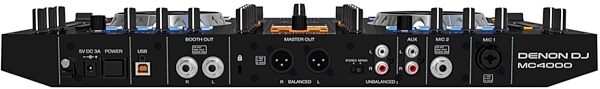 open zoom image for Denon DJ MC-4000 Professional DJ Controller, Rear