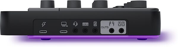 open zoom image for Mackie M-Caster Live Portable Livestreaming Mixer, Black, Action Position Back