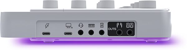 open zoom image for Mackie M-Caster Live Portable Livestreaming Mixer, White, Open Box (Very Good), Action Position Back
