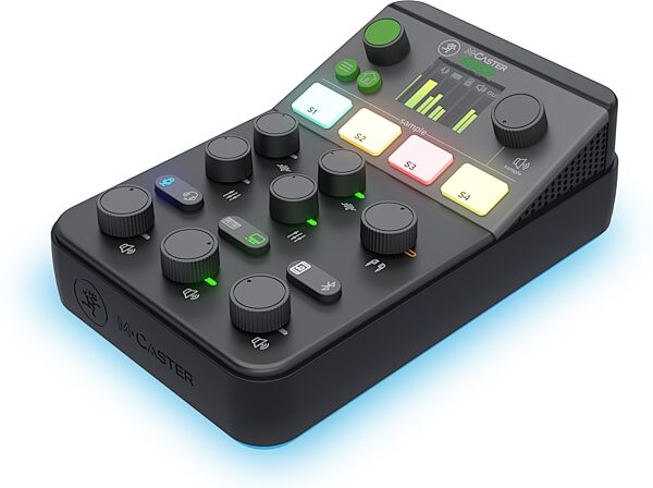 open zoom image for Mackie M-Caster Studio Streaming Mixer, Black, Open Box (Very Good), Action Position Back
