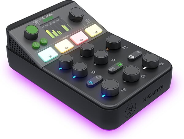 open zoom image for Mackie M-Caster Studio Streaming Mixer, Black, Open Box (Very Good), Action Position Back