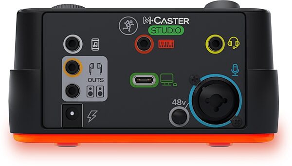 open zoom image for Mackie M-Caster Studio Streaming Mixer, Black, Open Box (Very Good), Action Position Back