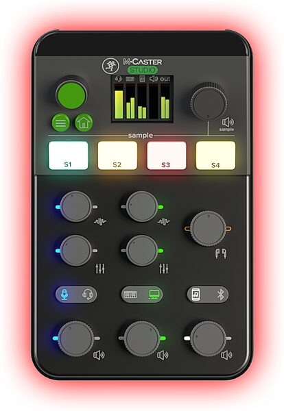 open zoom image for Mackie M-Caster Studio Streaming Mixer, Black, Open Box (Very Good), Action Position Back