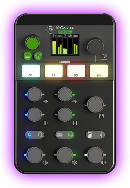 open zoom image for Mackie M-Caster Studio Streaming Mixer, Black, Open Box (Very Good), Action Position Back