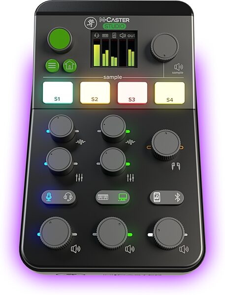 open zoom image for Mackie M-Caster Studio Streaming Mixer, Black, Open Box (Very Good), Action Position Back
