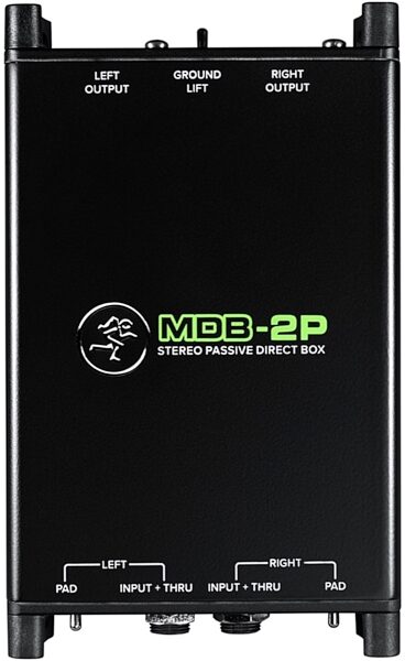 open zoom image for Mackie MDB-2P Passive Stereo Direct Box, New, Main