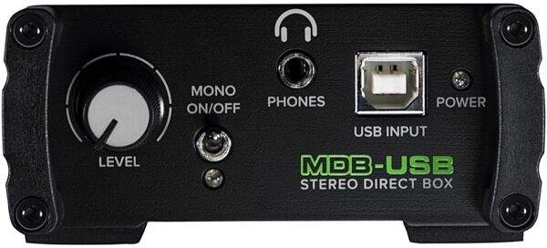 open zoom image for Mackie MDB-USB Bus Powered Stereo USB to Direct Box, New, View