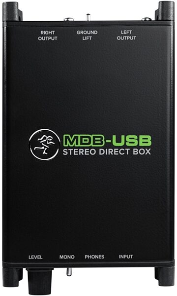 open zoom image for Mackie MDB-USB Bus Powered Stereo USB to Direct Box, New, Main