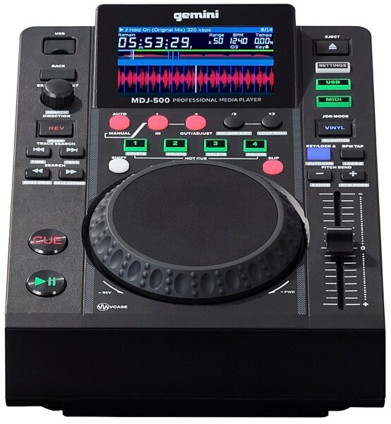 open zoom image for Gemini MDJ-500 USB Media Player and MIDI Controller, New, Main