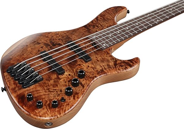 open zoom image for Ibanez MDM1605 Mode Electric Bass, 5-String (with Gig Bag), Natural Mocha Low Gloss, Open Box (Very Good), Action Position Back