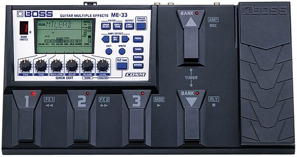 open zoom image for Boss ME33 Guitar Multi-Effects with COSM Amp Modeling, Main