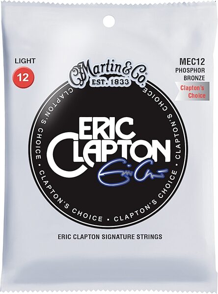 open zoom image for Martin Clapton's Choice Acoustic Guitar Strings, Light, Action Position Back