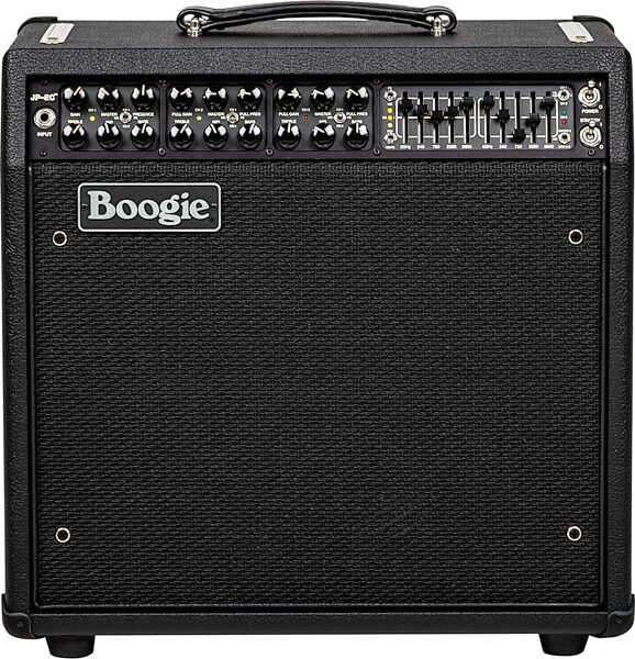 open zoom image for Mesa/Boogie LE JP-2C John Petrucci Guitar Combo Amplifier, Black Bronco, Action Position Back