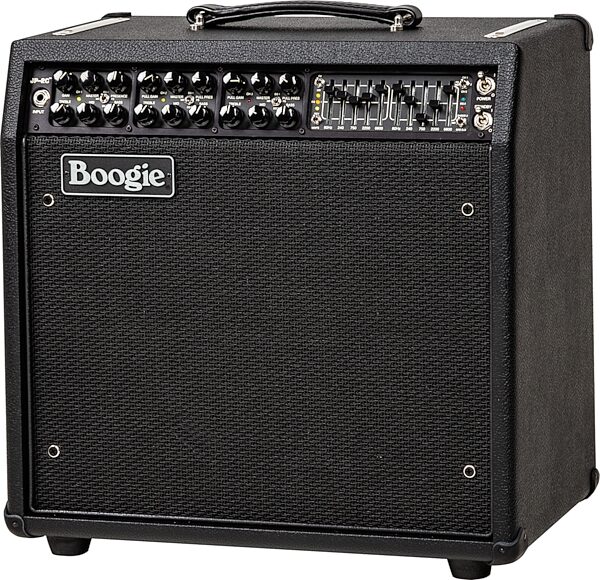 open zoom image for Mesa/Boogie LE JP-2C John Petrucci Guitar Combo Amplifier, Black Bronco, Action Position Back