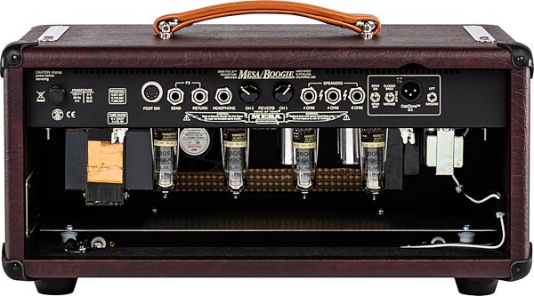 open zoom image for Mesa/Boogie Mark Five: 35 Guitar Amplifier Head (35 Watts) - Exclusive Finish, Wine Taurus, Action Position Back