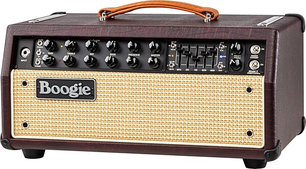 open zoom image for Mesa/Boogie Mark Five: 35 Guitar Amplifier Head (35 Watts) - Exclusive Finish, Wine Taurus, Action Position Back