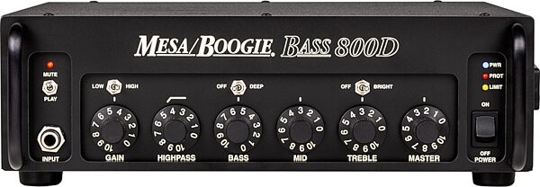 open zoom image for Mesa/Boogie Bass-800D Amplifier Head (800 Watts), Black, Action Position Back