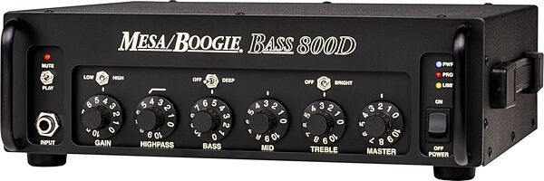 open zoom image for Mesa/Boogie Bass-800D Amplifier Head (800 Watts), Black, Action Position Back