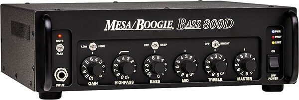 open zoom image for Mesa/Boogie Bass-800D Amplifier Head (800 Watts), Black, Action Position Back