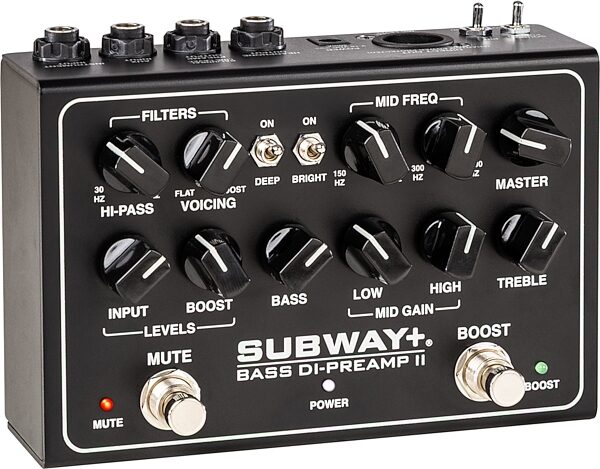 open zoom image for Mesa/Boogie Subway Plus Bass DI-Preamp II Pedal, New, Action Position Back