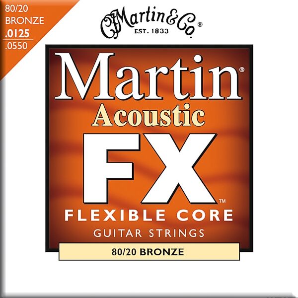 open zoom image for Martin FX 80/20 Acoustic Guitar Strings, MFX645