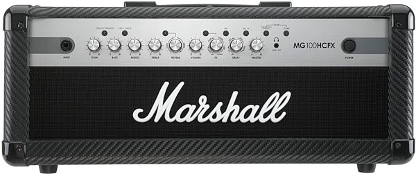 open zoom image for Marshall MG100HCFX Carbon Fiber Guitar Amplifier Head (100 Watts), Main