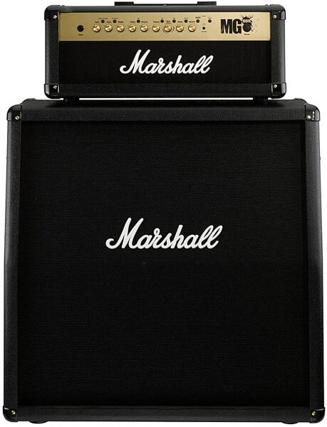 open zoom image for Marshall MG Guitar Amplifier Half Stack with MG100HFX Head and MG4X12A Cabinet, Main
