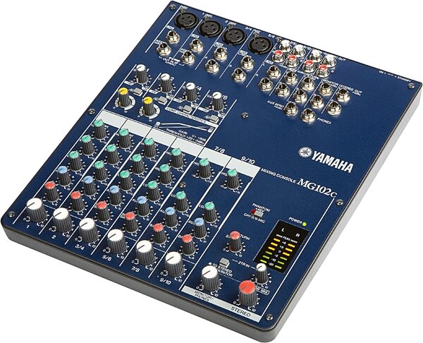 open zoom image for Yamaha MG102C Stereo Mixer, Angle 2