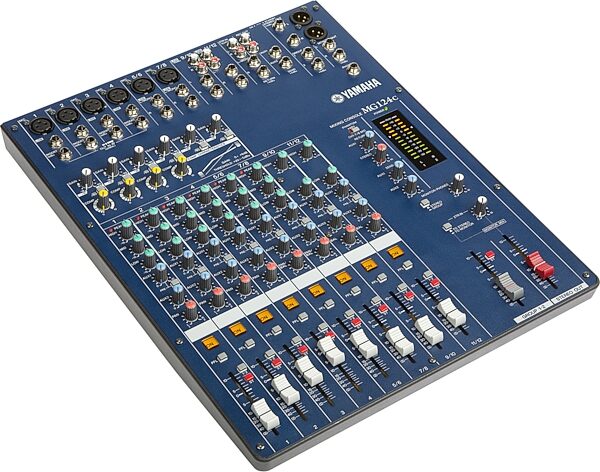 open zoom image for Yamaha MG124C Stereo Mixer, Angle 1