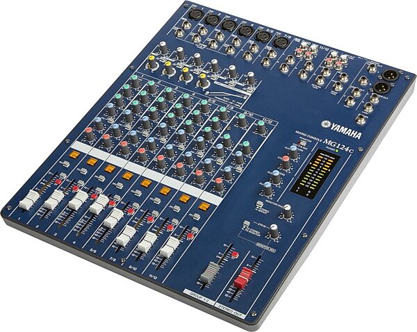 open zoom image for Yamaha MG124C Stereo Mixer, Angle 2