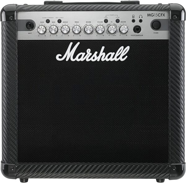 open zoom image for Marshall MG15CFX Carbon Fiber Guitar Combo Amplifier (15 Watts, 1x8"), Main