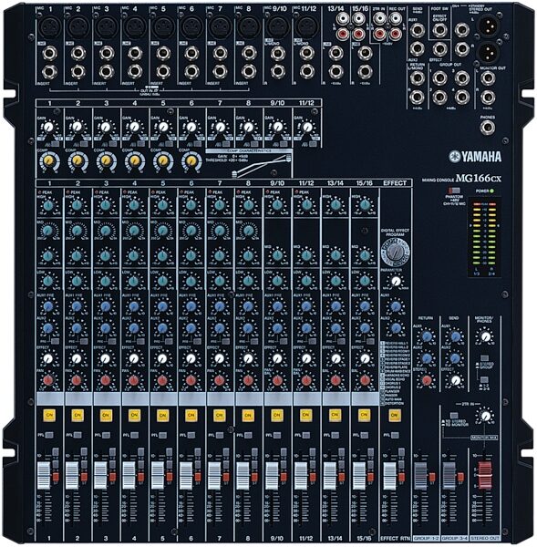 open zoom image for Yamaha MG166CX Stereo Mixer with Effects, Main