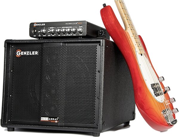 open zoom image for Genzler Magellan 350 Series 2 Combo (MG-350 Amp with BA-10 Cabinet), New, Action Position Back
