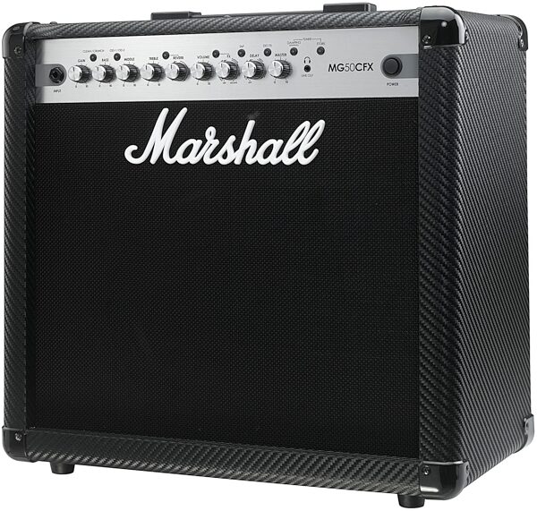 open zoom image for Marshall MG50CFX Carbon Fiber Guitar Combo Amplifier (50 Watts, 1x12"), Left