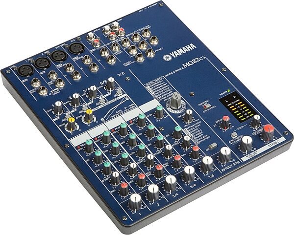 open zoom image for Yamaha MG82CX Stereo Mixer with Effects, Angle