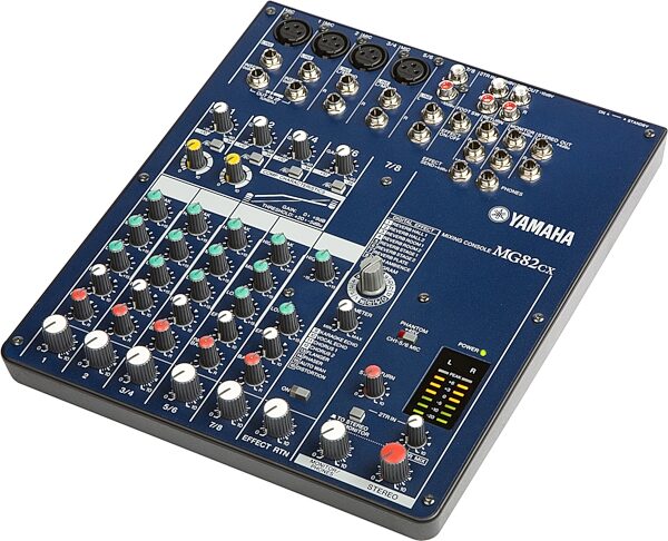 open zoom image for Yamaha MG82CX Stereo Mixer with Effects, Angle 2
