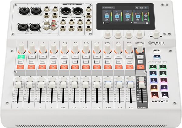 open zoom image for Yamaha MGX12 18-Channel Digital Mixing Console, White, Open Box (Like New), Main