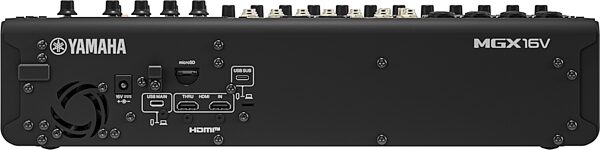 open zoom image for Yamaha MGX16V 22-Channel Digital Mixing Console with USB-HDMI Video Interface, Black, Action Position Back