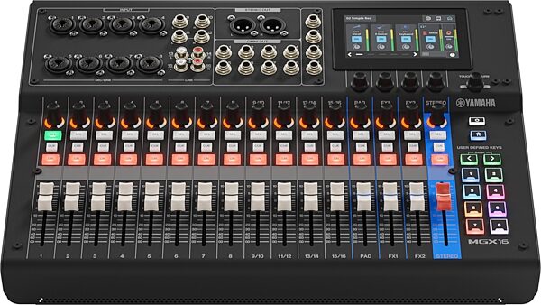 open zoom image for Yamaha MGX16 22-Channel Digital Mixing Console, Black, Main