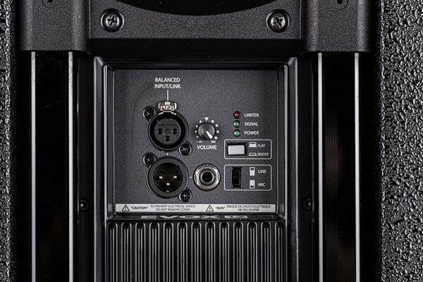 open zoom image for RCF Evox 12 Active Speaker Array PA System, Black, Rear Panel Detail