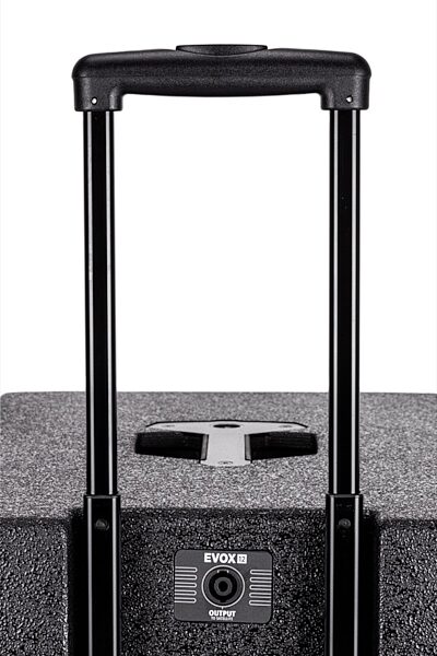 open zoom image for RCF Evox 12 Active Speaker Array PA System, Black, Rolling Handle Detail