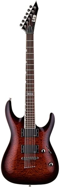 open zoom image for ESP LTD MH-350NT Electric Guitar, Dark Brown Sunburst