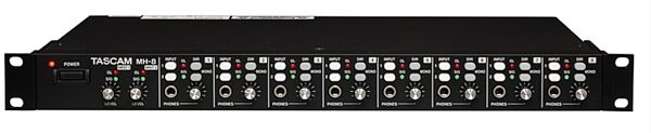open zoom image for TASCAM MH-8 Headphone Amplifier, New, Action Position Back