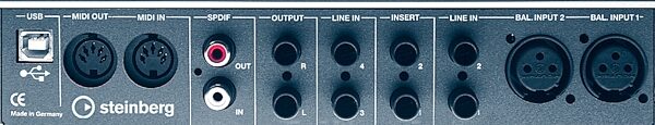 open zoom image for Steinberg System4 Bundle Cubase SL with MI4 (Macintosh and Windows), Rear
