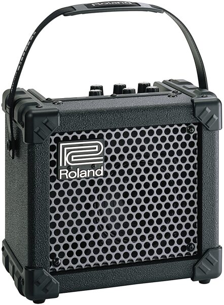 open zoom image for Roland Micro Cube Portable Battery-Powered Guitar Combo Amplifier (2 Watts, 1x5"), Angle View